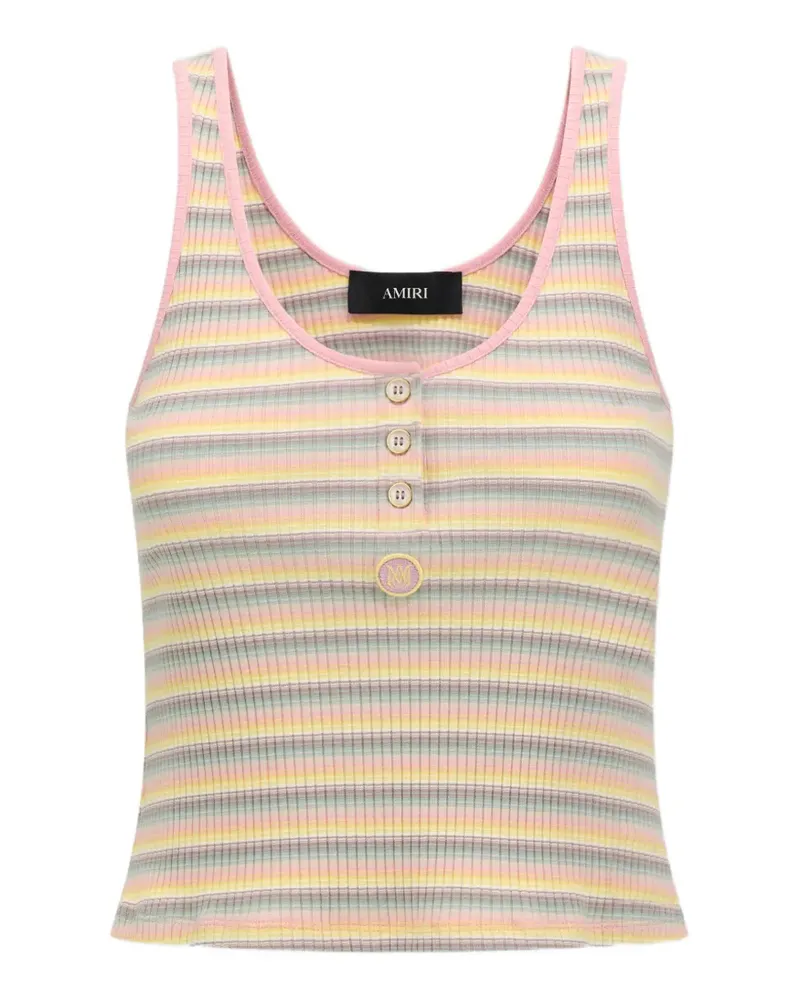 Amiri Gestreiftes Top - Rosa Rosa