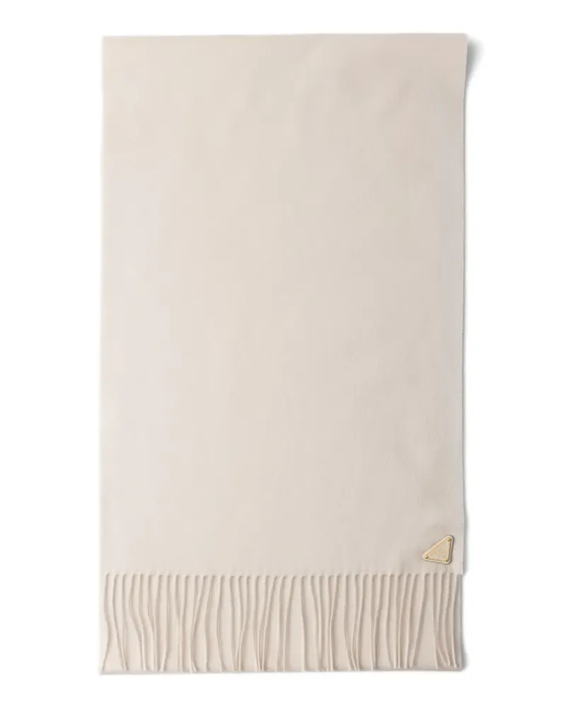 Prada Schal mit Logo - Nude Nude