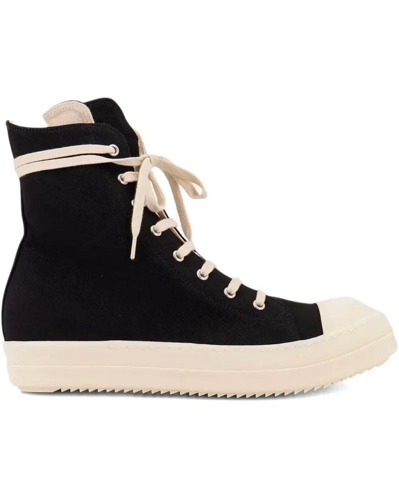 DRKSHDW by Rick Owens High-Top-Sneakers aus Canvas - Schwarz Schwarz