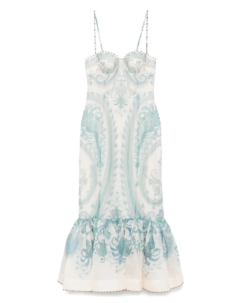 Zimmermann Illuminate Maxikleid - Blau Blau