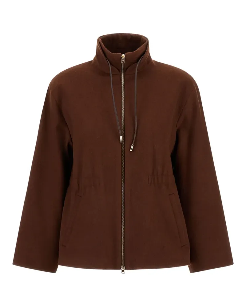 Herno Jacke mit Kordelzug - Braun Braun