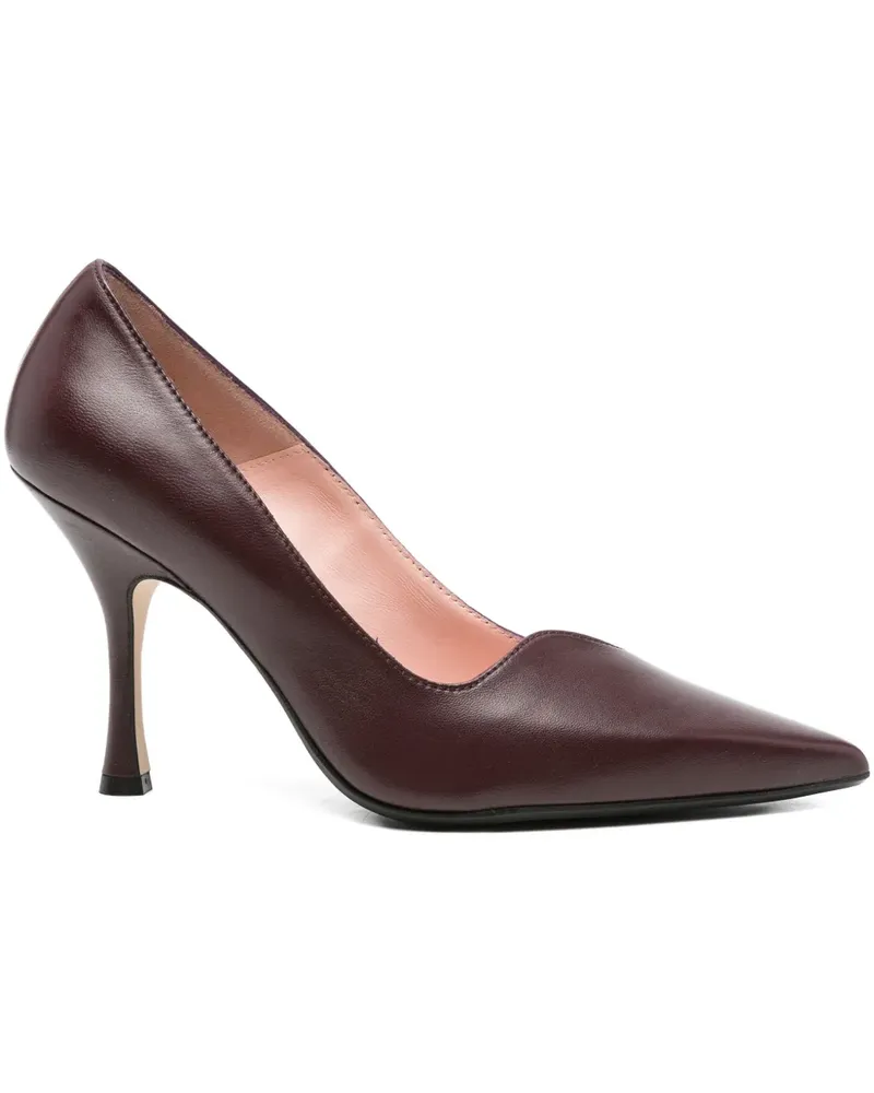 Anna F. Spitze Stiletto-Pumps - Rot Rot