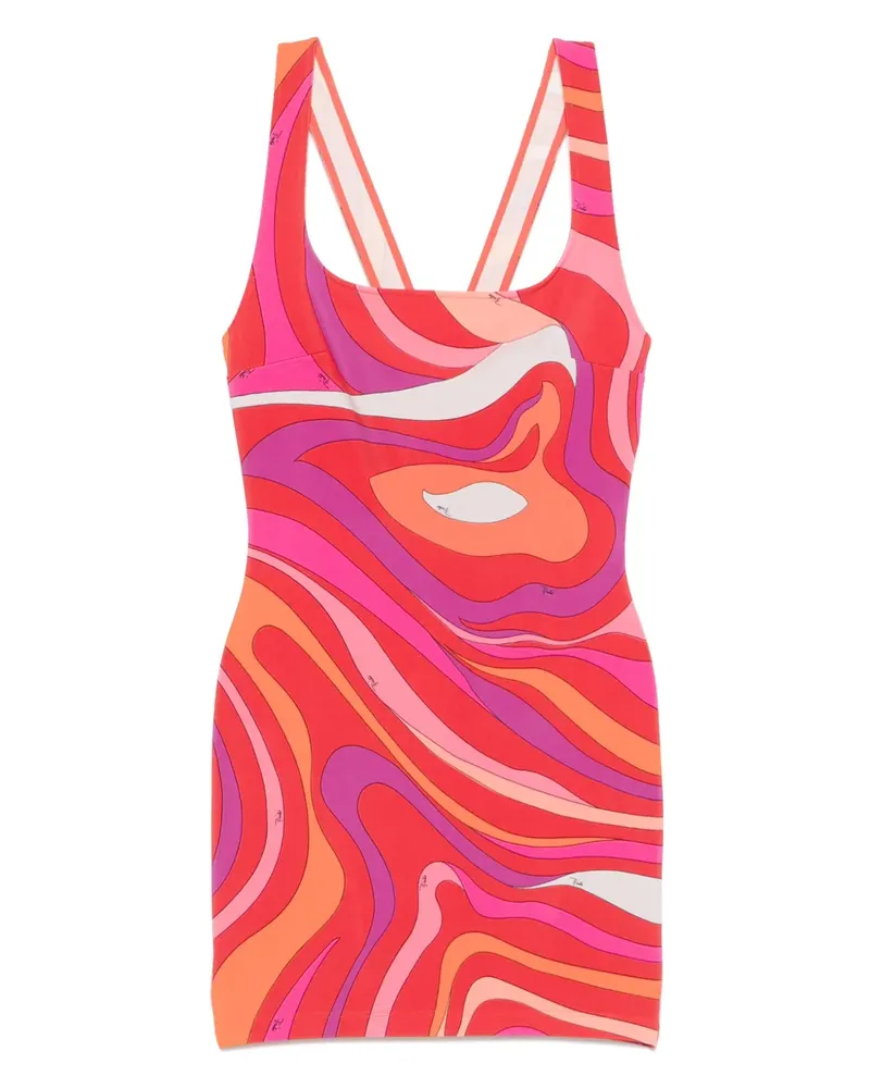 Emilio Pucci Kleid mit Iride-Print - Rot Rot