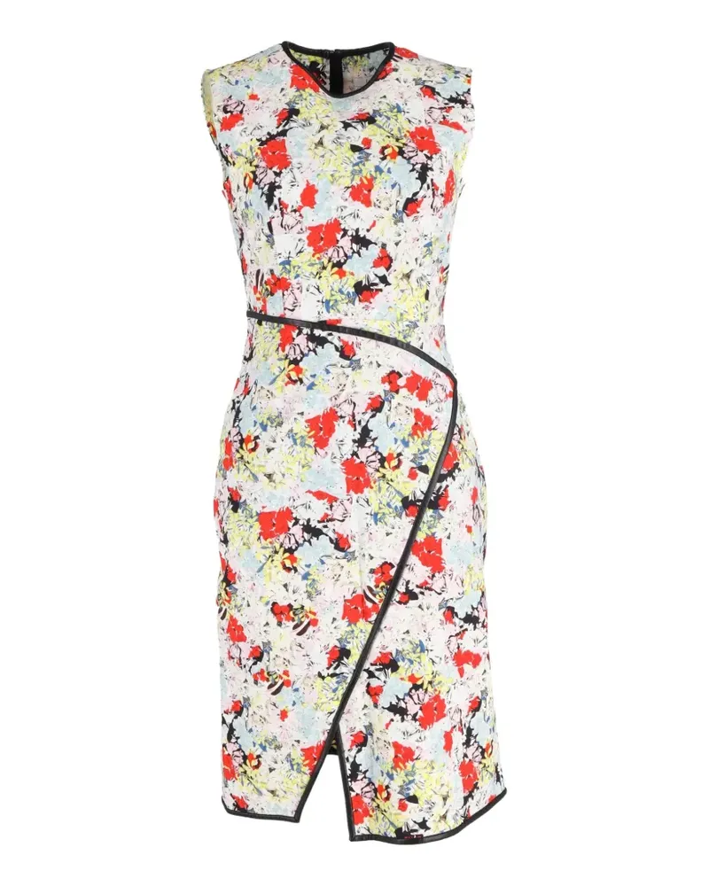 Erdem Josette floral print wrap dress - Weiß Weiß