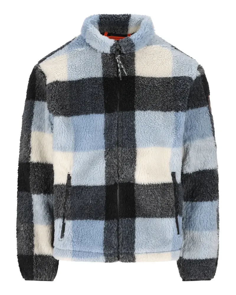Napapijri Karierte Fleecejacke - Blau Blau