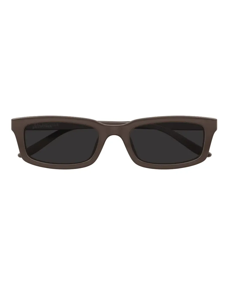 Balenciaga Eckige Daily Sonnenbrille - Braun Braun