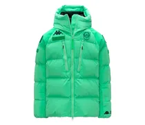 Gefütterte Kapuzenjacke - Grün