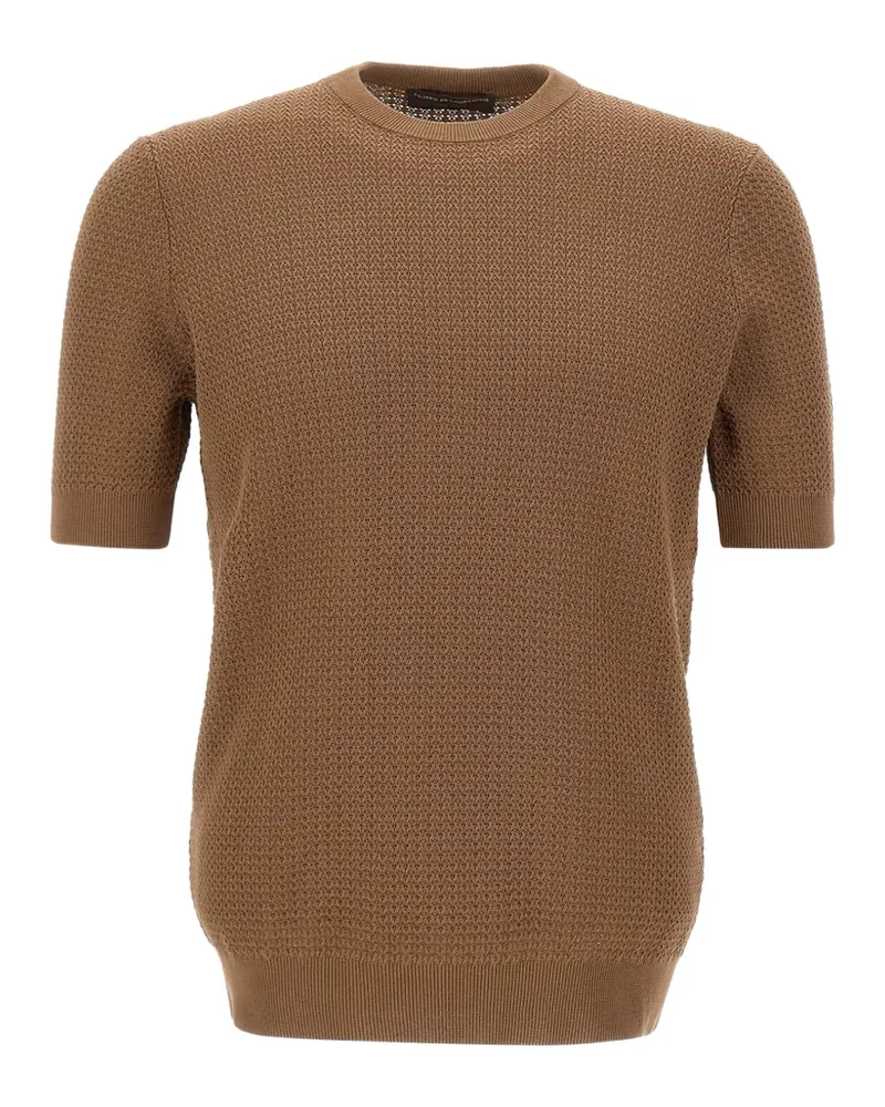 Filippo de Laurentiis Gewebter Pullover - Braun Braun