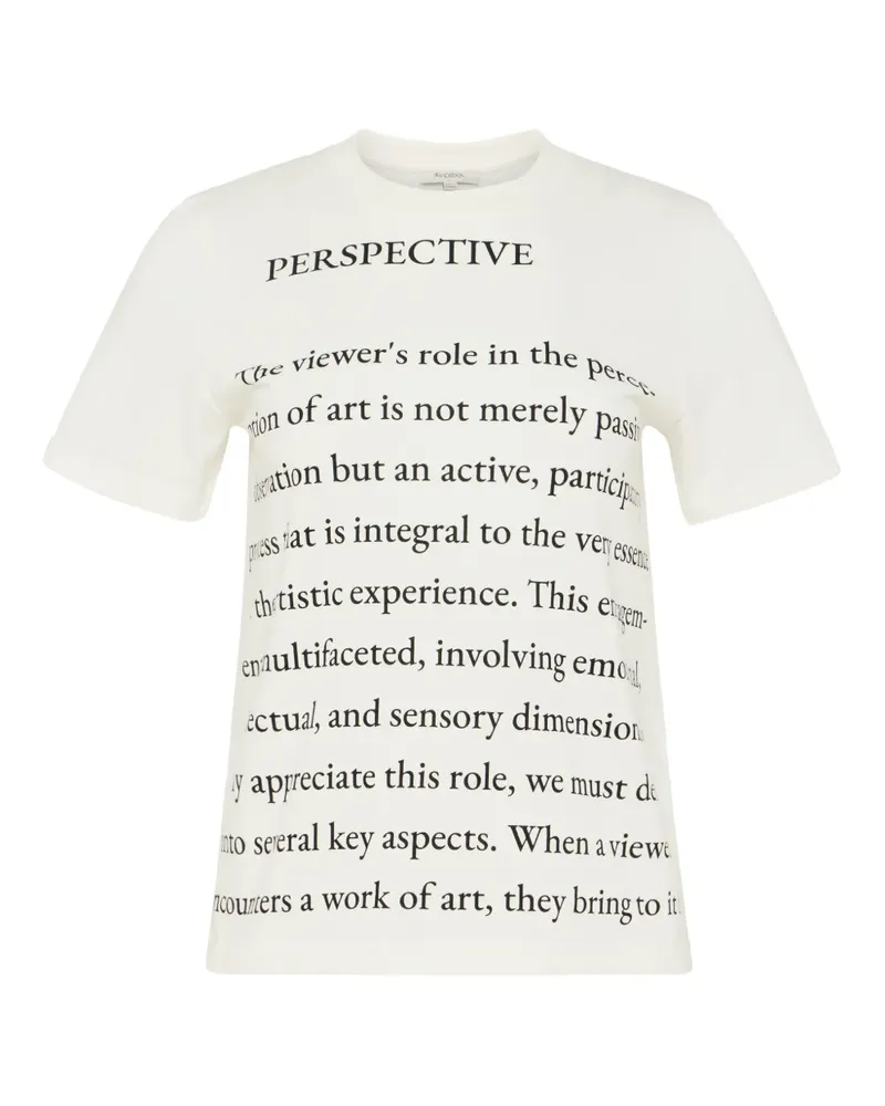 J.W.Anderson T-Shirt mit Text-Print - Weiß Weiß