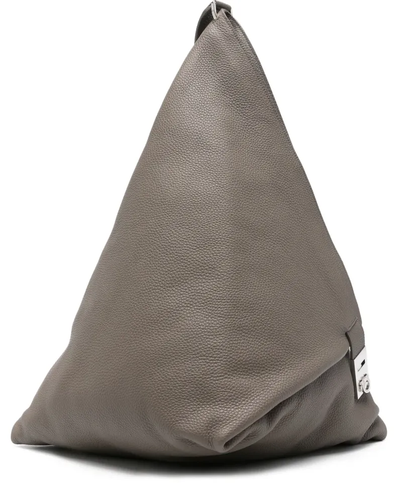 Ferragamo Schultertasche mit Gancini-Schnalle - Grau Grau