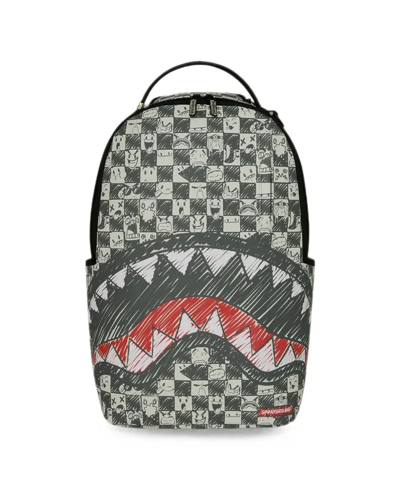 Sprayground Shark in Paris Rucksack - Grau Grau