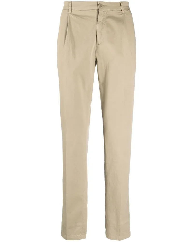 ASPESI Bundfaltenhose mit geradem Bein - Nude Nude