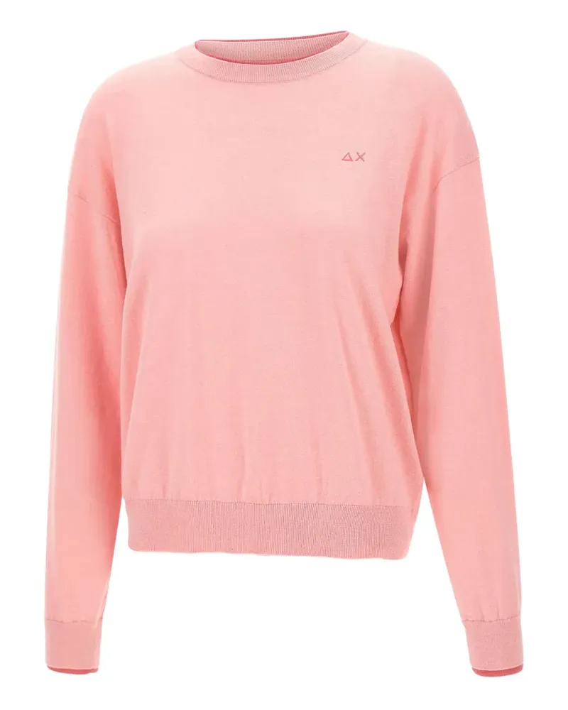 Sun68 long-sleeve logo sweater - Rosa Rosa