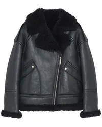 Yves Salomon Perfecto Jacke Schwarz