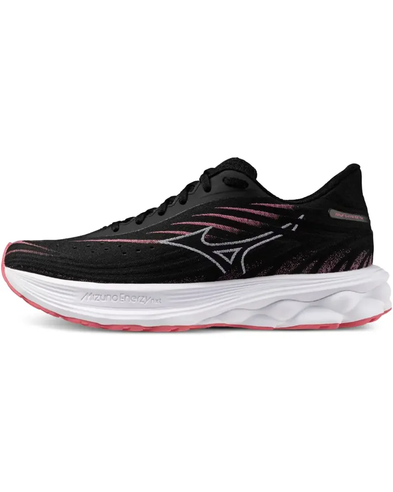 Mizuno Sneakers in Strickoptik - Schwarz Schwarz