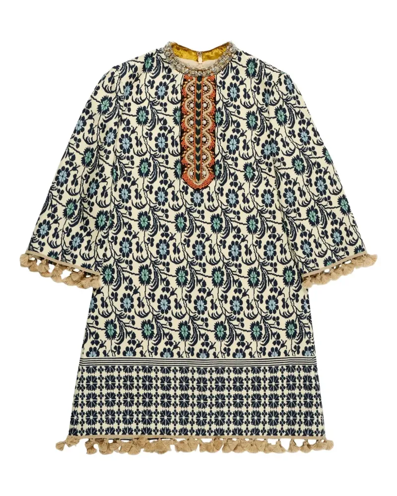 Valentino Garavani floral-print dress - Nude Nude