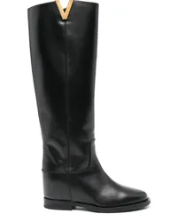 Via Roma 15 Texano Stiefel Schwarz