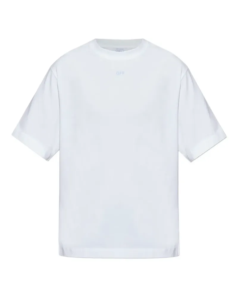 OFF-WHITE short-sleeve logo T-shirt - Weiß Weiß