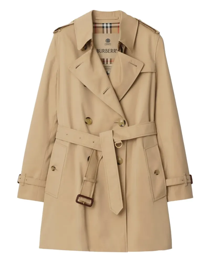 Burberry Heritage Kensington Trenchcoat mit Gürtel - Nude Nude