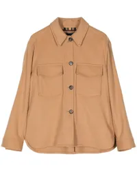 Paul Smith Klassische Hemdjacke Braun