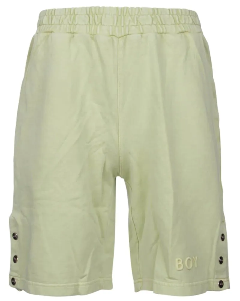 Boy London Joggingshorts mit Logo-Print Grün