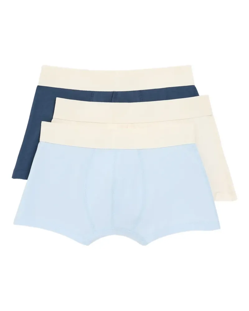 AMI Paris Boxershorts mit Ami de Coeur-Jacquardmuster (3er-Set) - Nude Nude