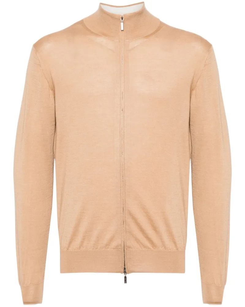 Cruciani Cardigan aus Kaschmir-Seidengemisch - Nude Nude