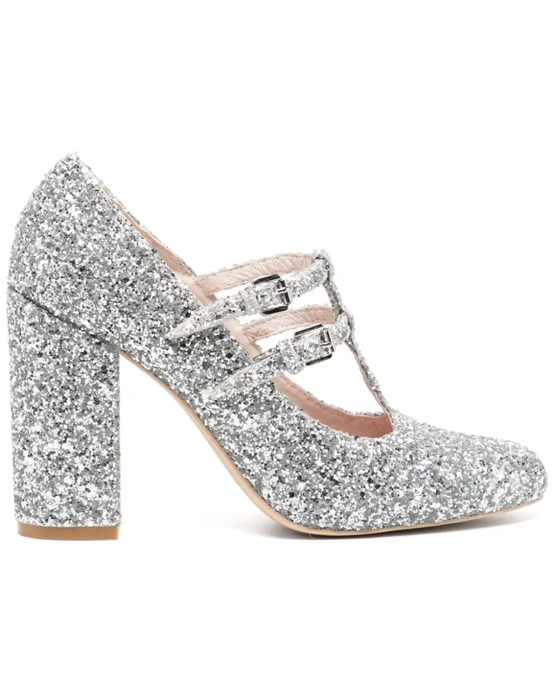 macgraw Tessa T Bar Pumps - Silber Silber