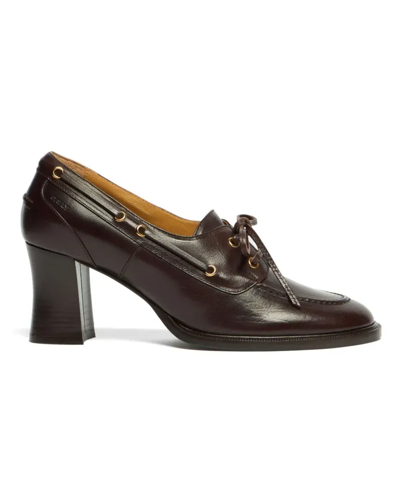Bally Saule lace-up heeled pumps - Braun Braun