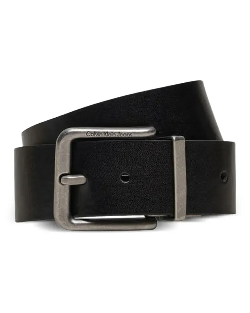 Calvin Klein reversible leather belt - Schwarz Schwarz