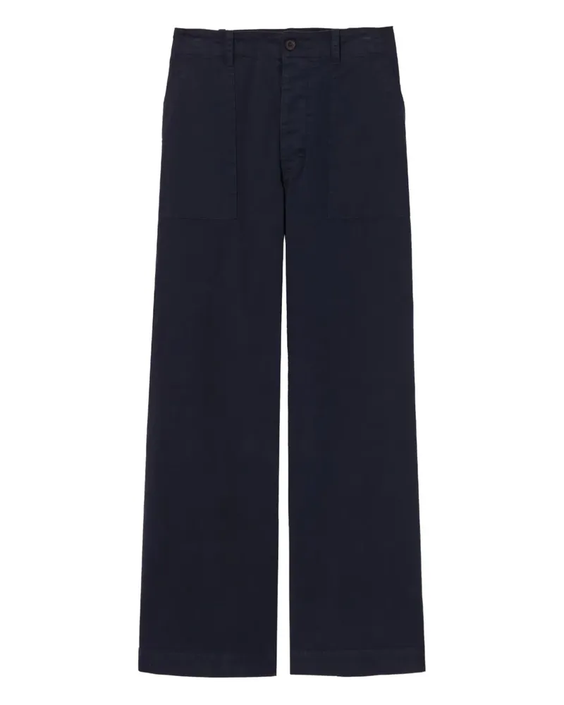 Nili Lotan wide-leg trousers - Blau Blau