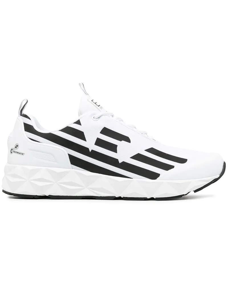 EA7 Zweifarbige Sneakers - Weiß Weiß