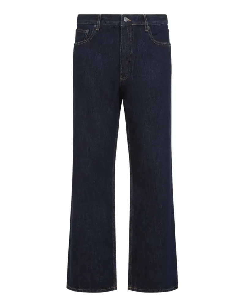 OFF-WHITE Arrows-embroidered jeans - Blau Blau
