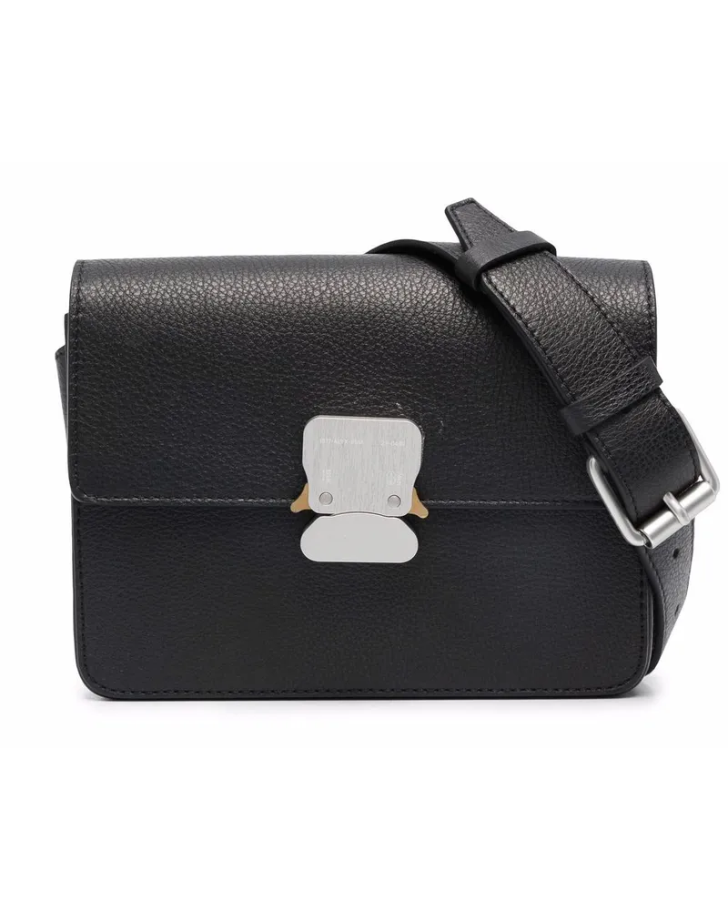1017 ALYX 9SM Gürteltasche aus strukturiertem Leder - Schwarz Schwarz