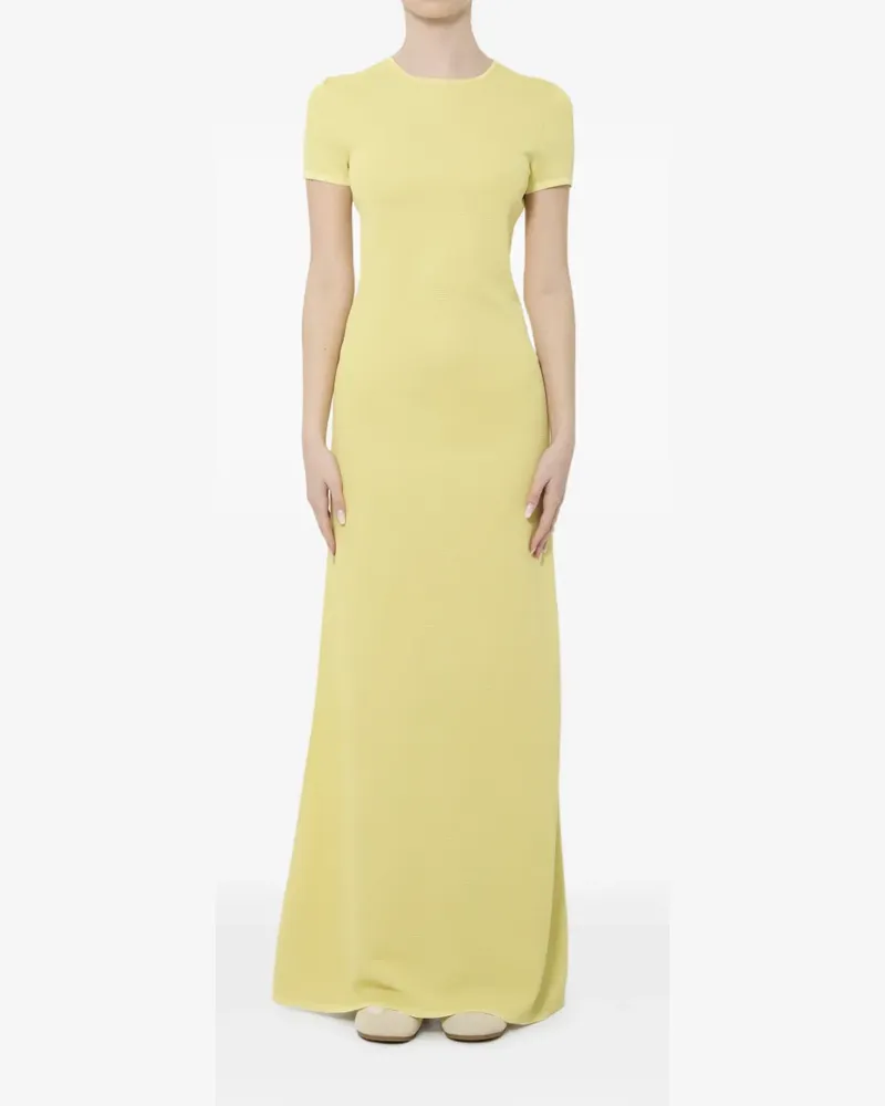 Jacquemus short-sleeved maxi dress - Gelb Gelb