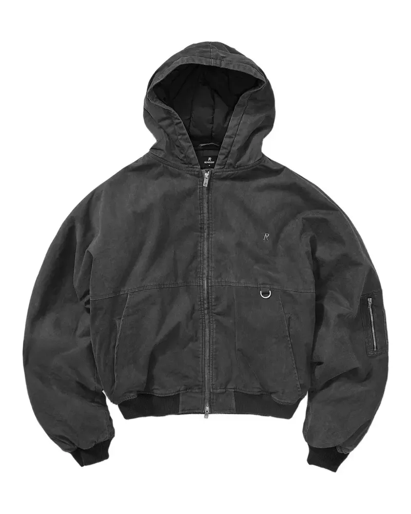 REPRESENT Bomberjacke mit Kapuze - Grau Grau