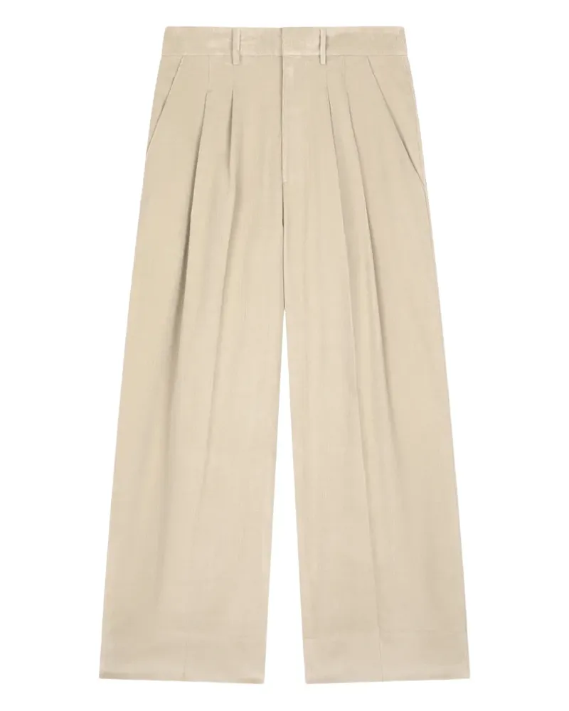 Dondup Eloise pleated trousers - Nude Nude