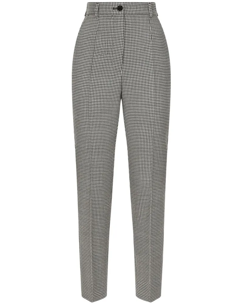 Dolce & Gabbana Hose mit Hahnentrittmuster - Braun Braun