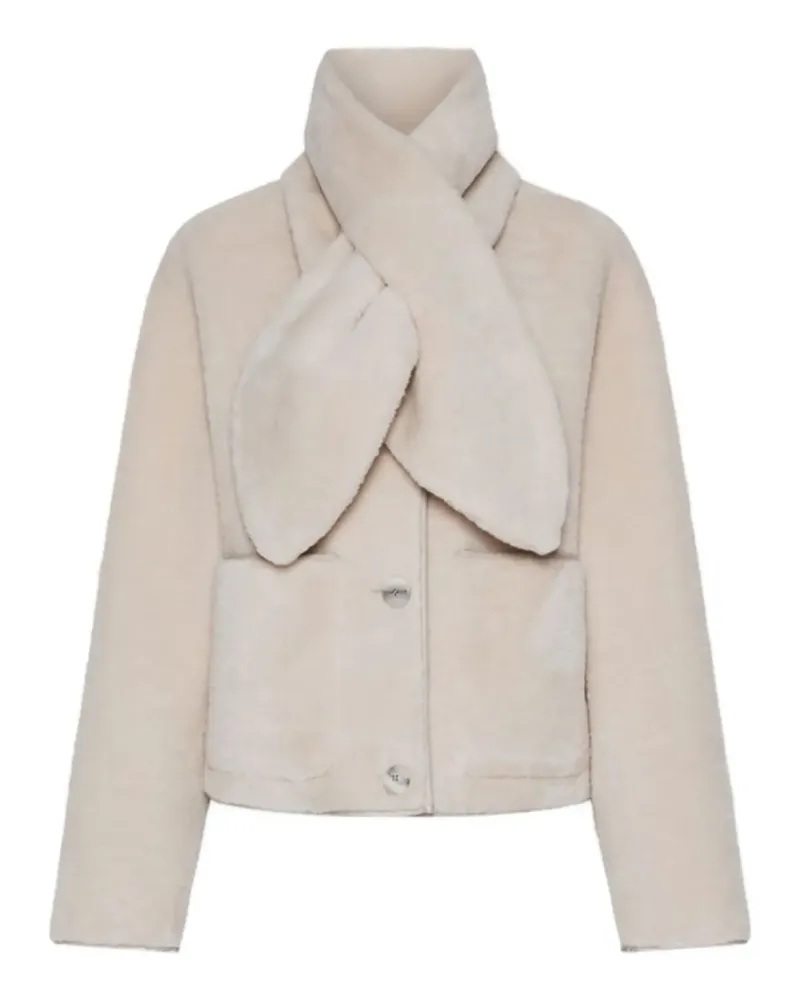MARELLA Cecil Mantel aus Faux Fur - Nude Nude