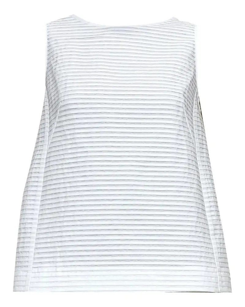 ODEEH striped sleeveless top - Weiß Weiß