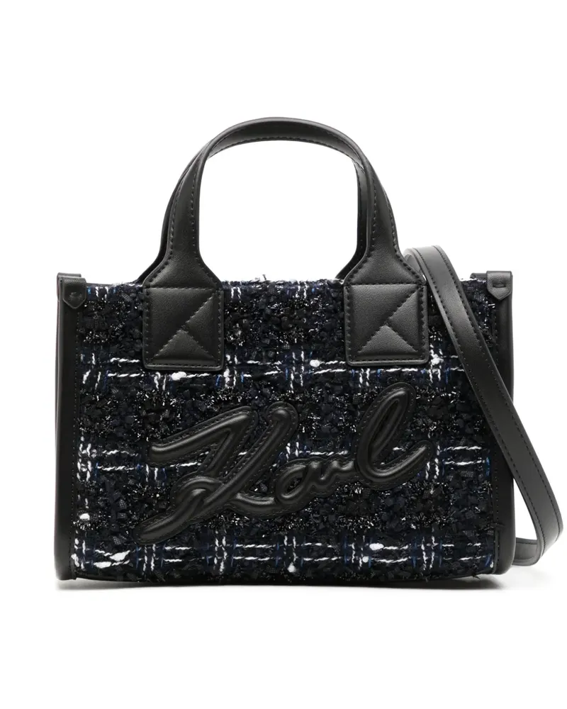 Karl Lagerfeld K/Skuare Handtasche - Schwarz Schwarz