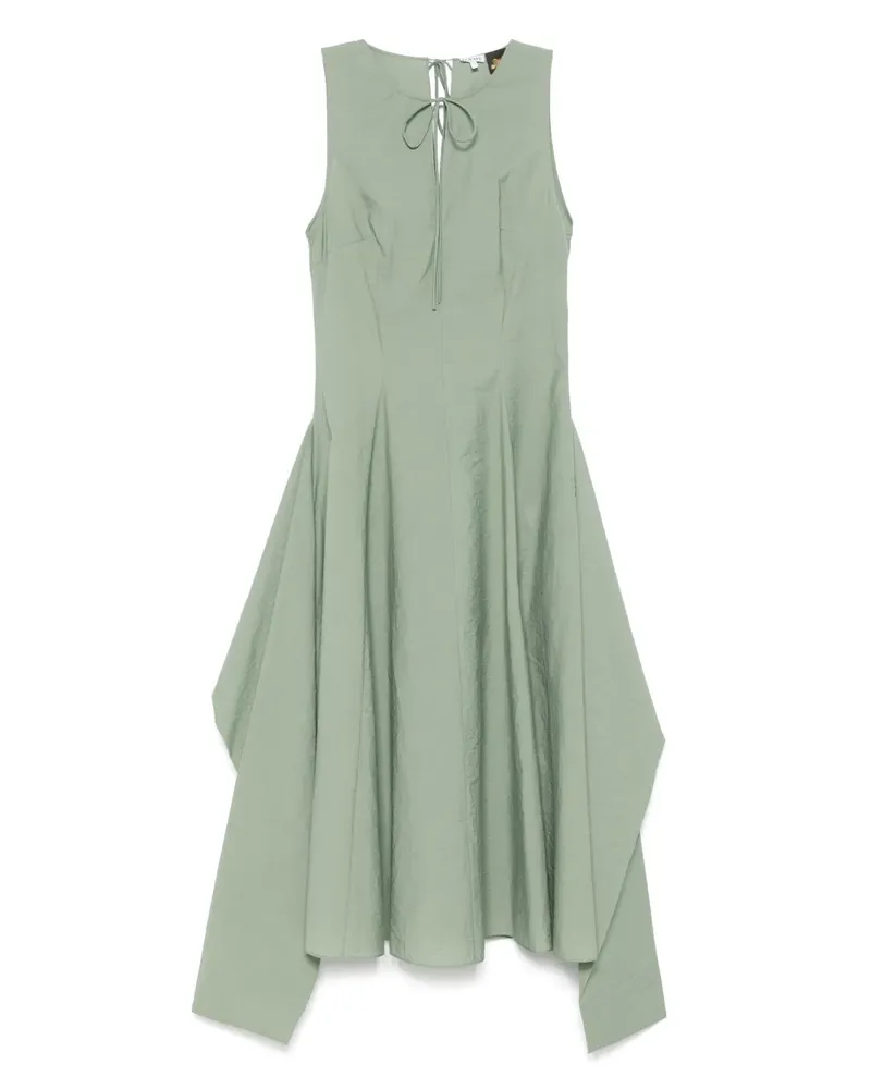Loewe Midikleid in Knitteroptik - Grün Grün