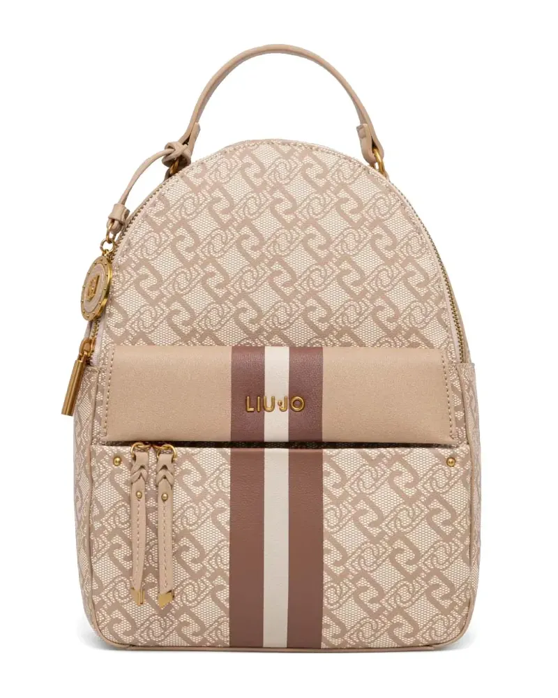Liu Jo Rucksack mit Monogramm - Nude Nude