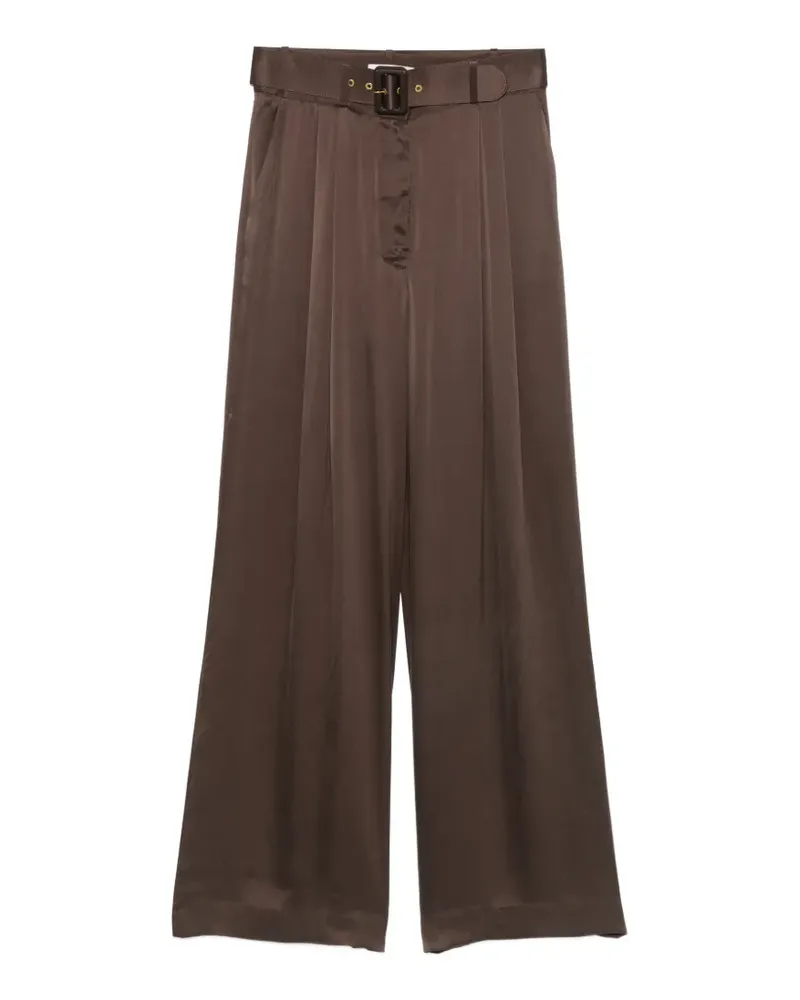 Zimmermann Hose mit Gürtelschlaufen - Braun Braun
