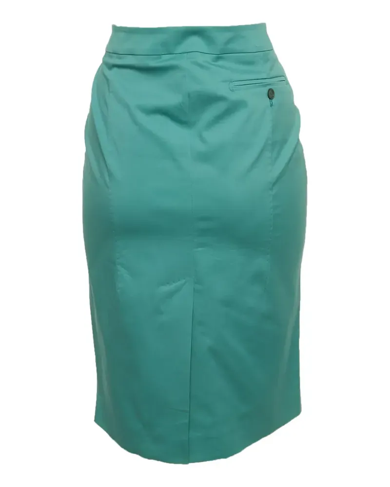 Max Mara gabardine knee-length skirt - Blau Blau