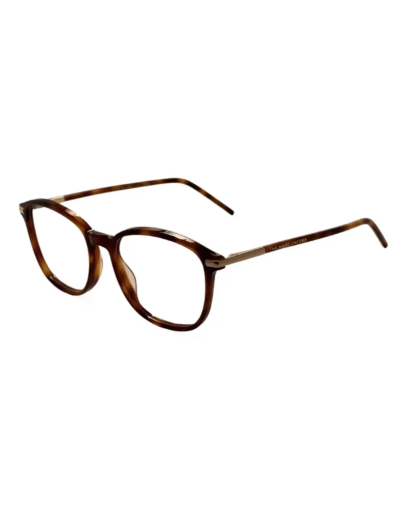 Marc Jacobs Runde Brille in Schildpattoptik - Braun Braun