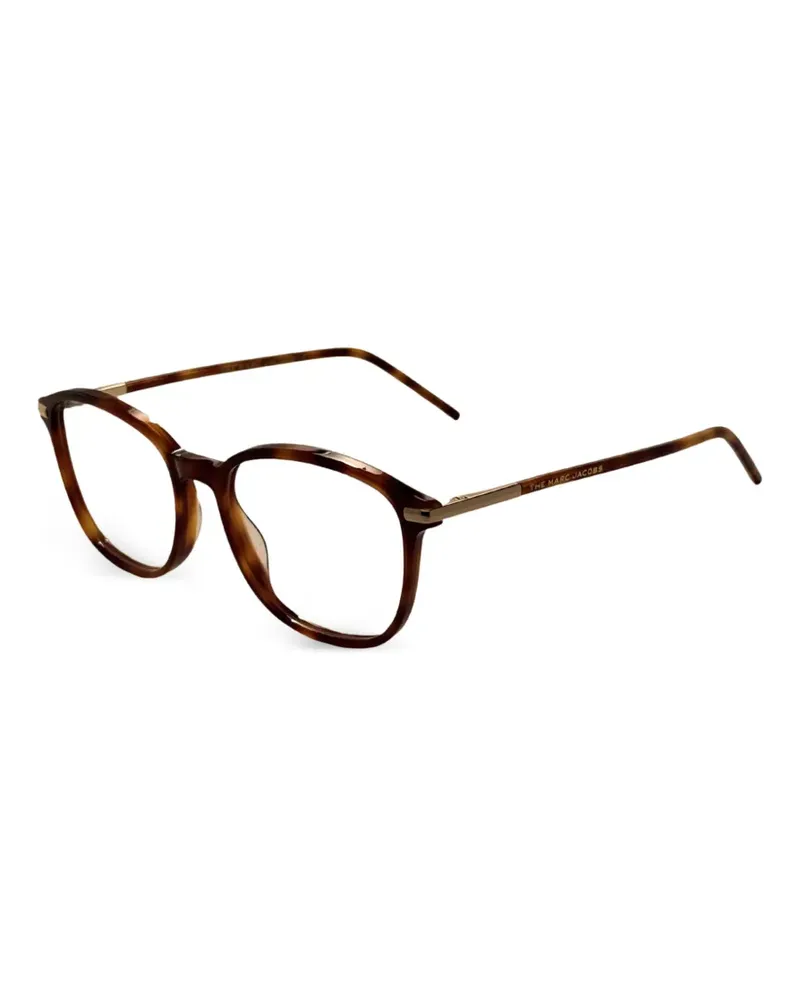 Marc Jacobs Runde Brille in Schildpattoptik - Braun Braun