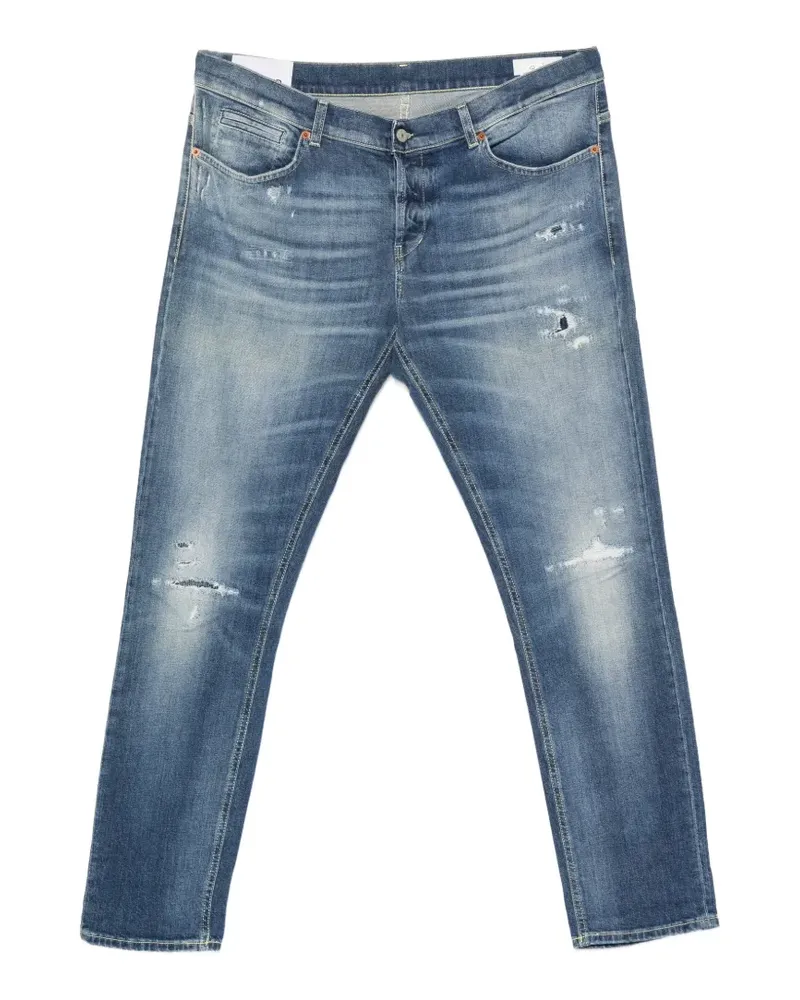 Dondup George distressed-effect jeans - Blau Blau