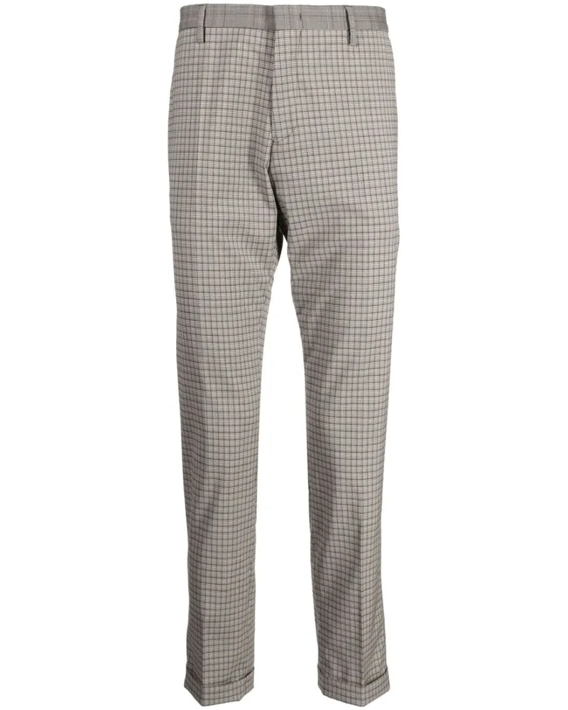 Paul Smith Hose mit Karomuster - Braun Braun