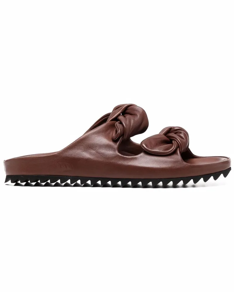 Officine Creative Italia Sandalen mit Knotendetail - Braun Braun